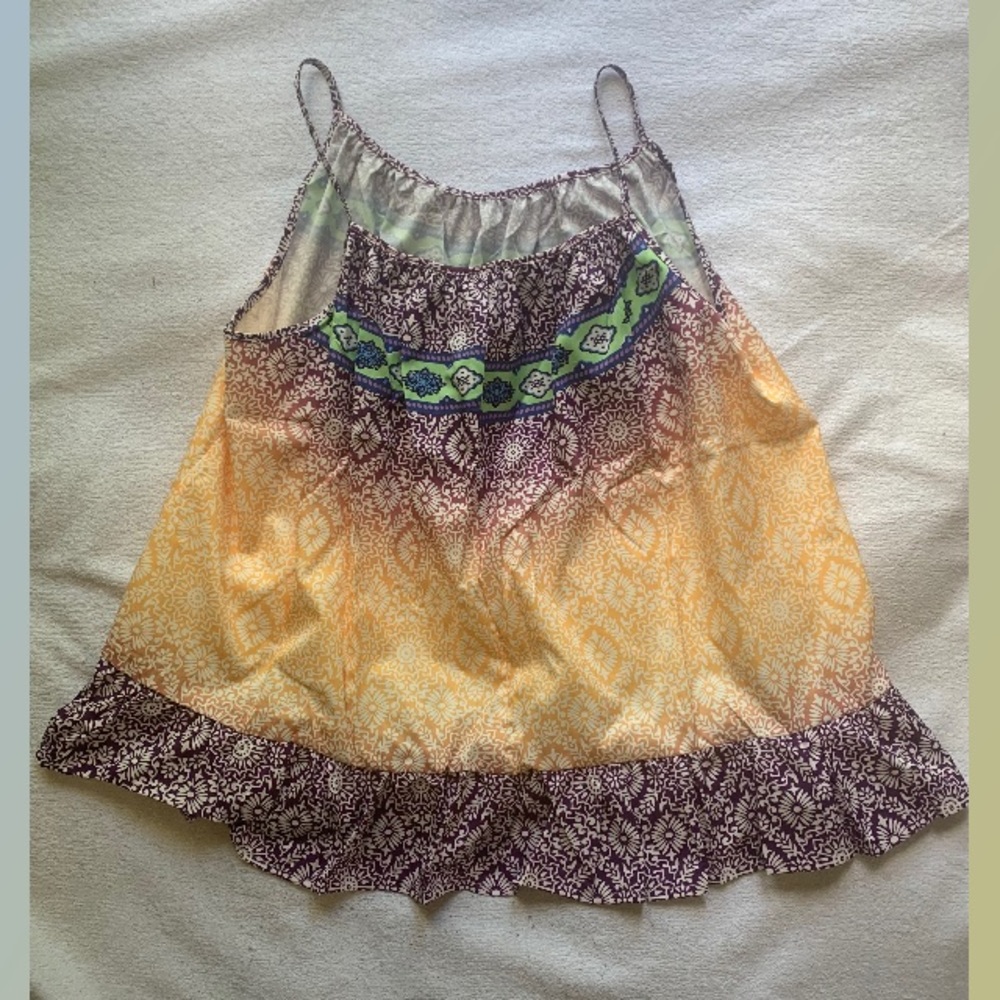 Multicolor Boho Style Flowy Tank Top🌈✨ - Picture 2 of 2